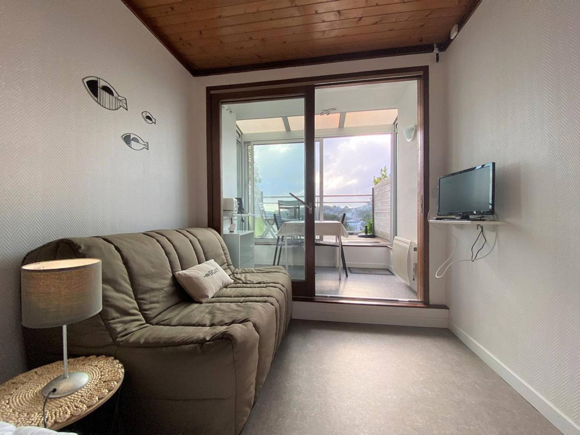 Studio Avec Terrasse Et Loggia A 400M De La Plage A Perros-Guirec - Fr-1-368-381 Extérieur photo